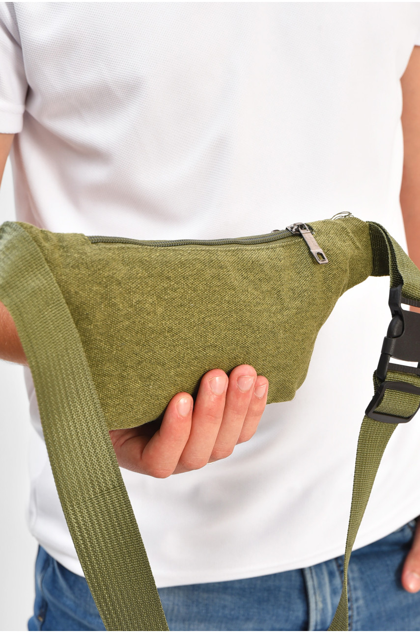 Бананка мужская текстильная цвета хаки 9022 204311