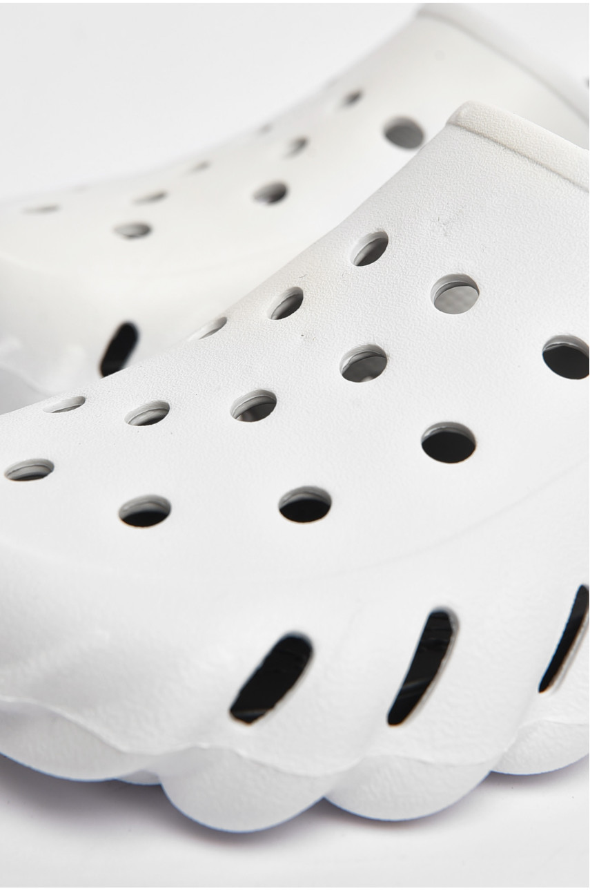 Крокси чоловічі біло-чорного кольору 5061-1 204342