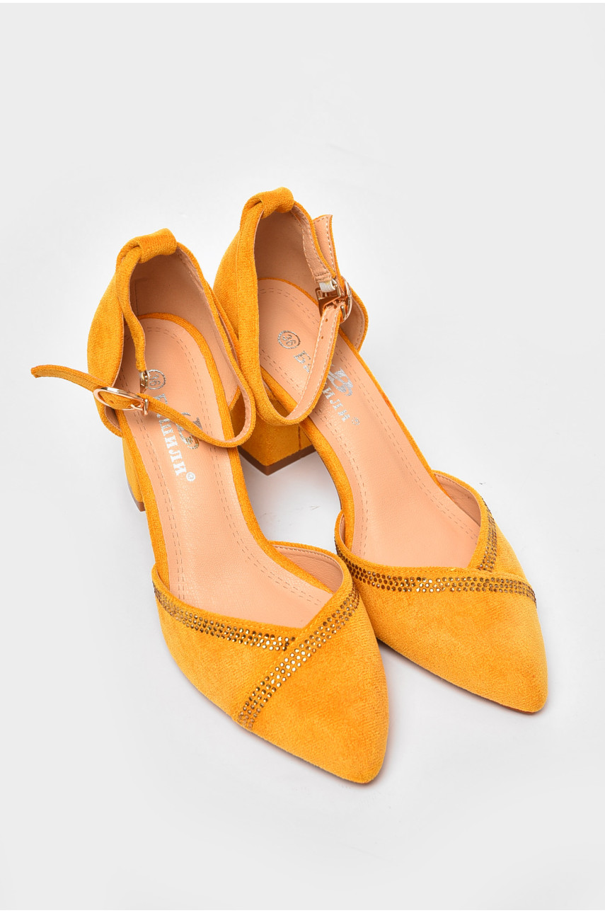 Босоножки женские желтого цвета АВ 2008-6 204343 Босоножки женские желтого цвета АВ 2008-6 204343