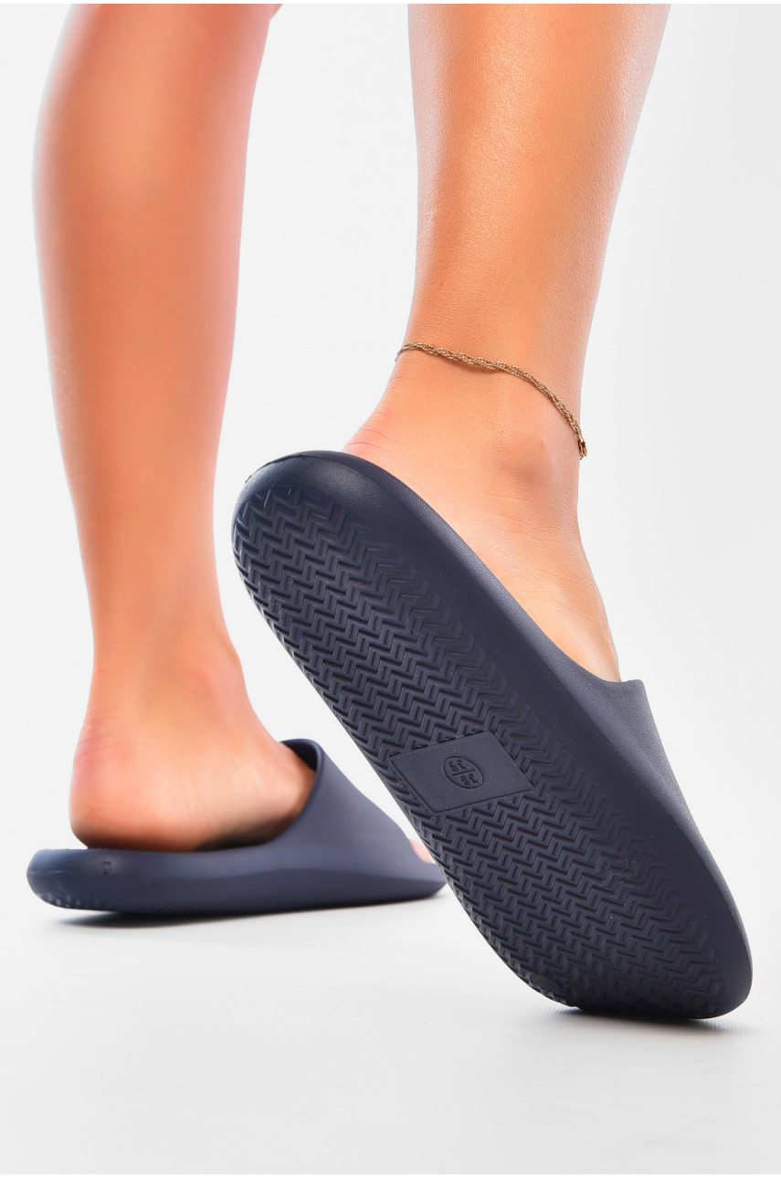 Шлепанцы пена женские темно-синего цвета 5062-2 204350