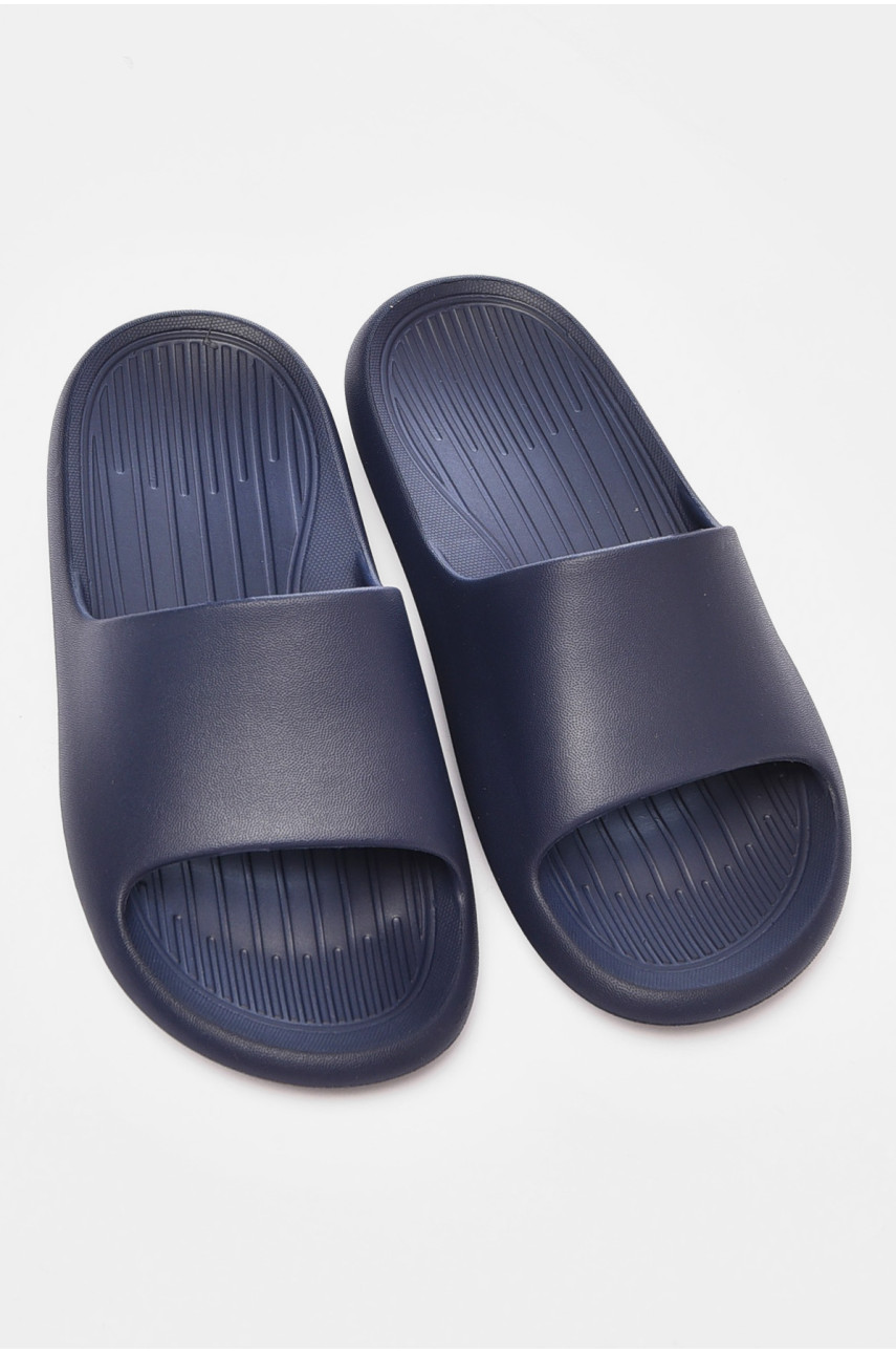 Шлепанцы пена женские темно-синего цвета 5062-2 204350