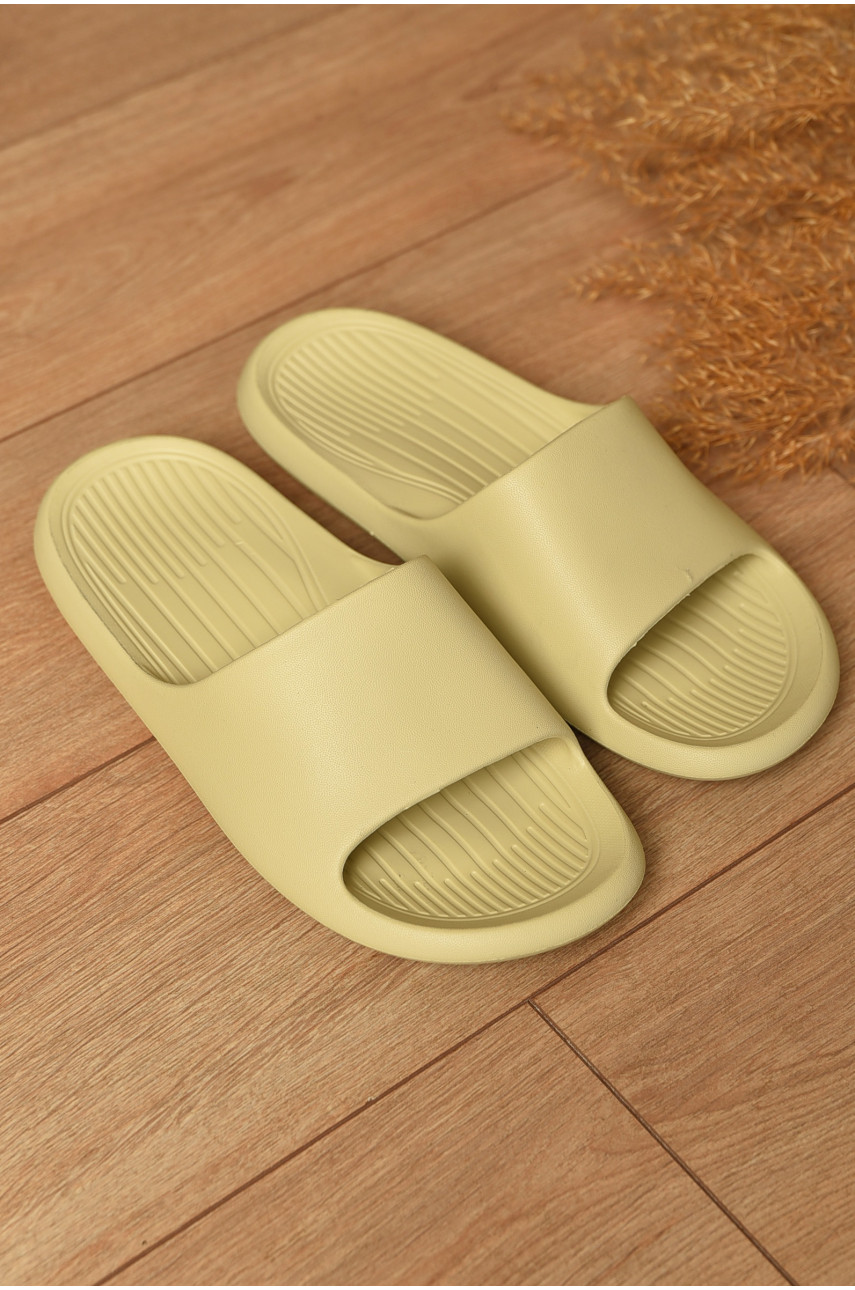 Шлепанцы пена женские оливкового цвета 5062-2 204352 Шлепанцы пена женские оливкового цвета 5062-2 204352