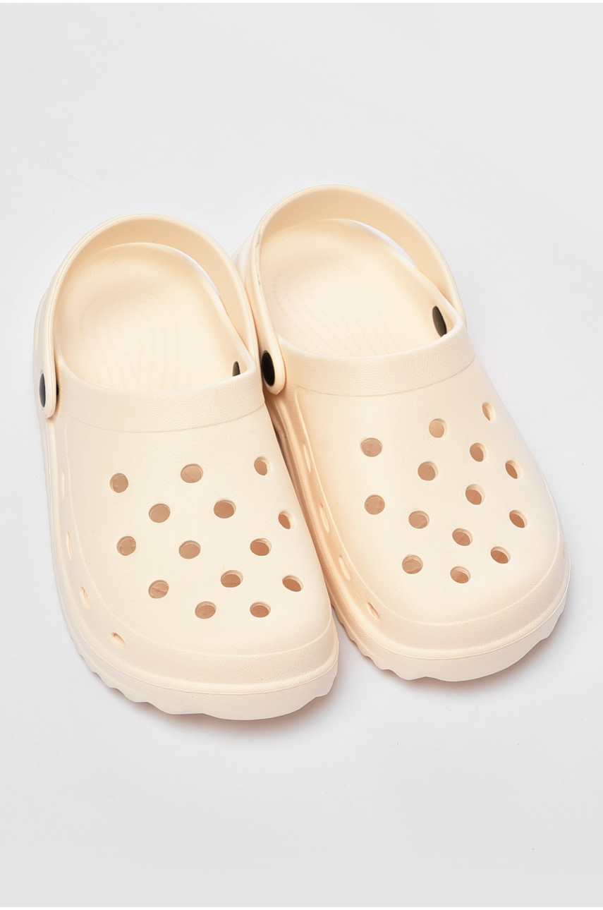 Кроксы женские белого цвета 5063-2 204353 Кроксы женские белого цвета 5063-2 204353