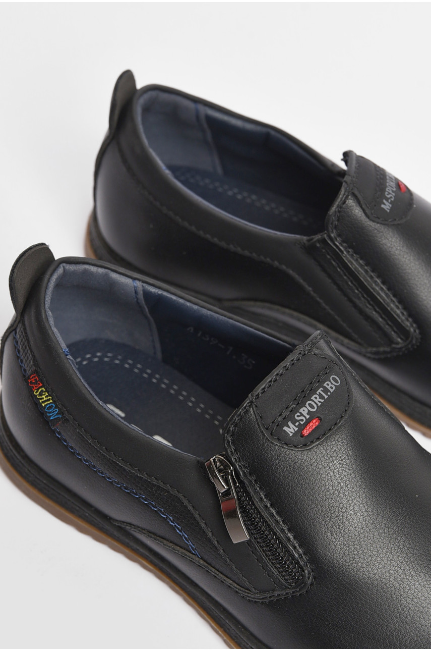 Туфлі дитячі для хлопчика чорного кольору 139-1 204379