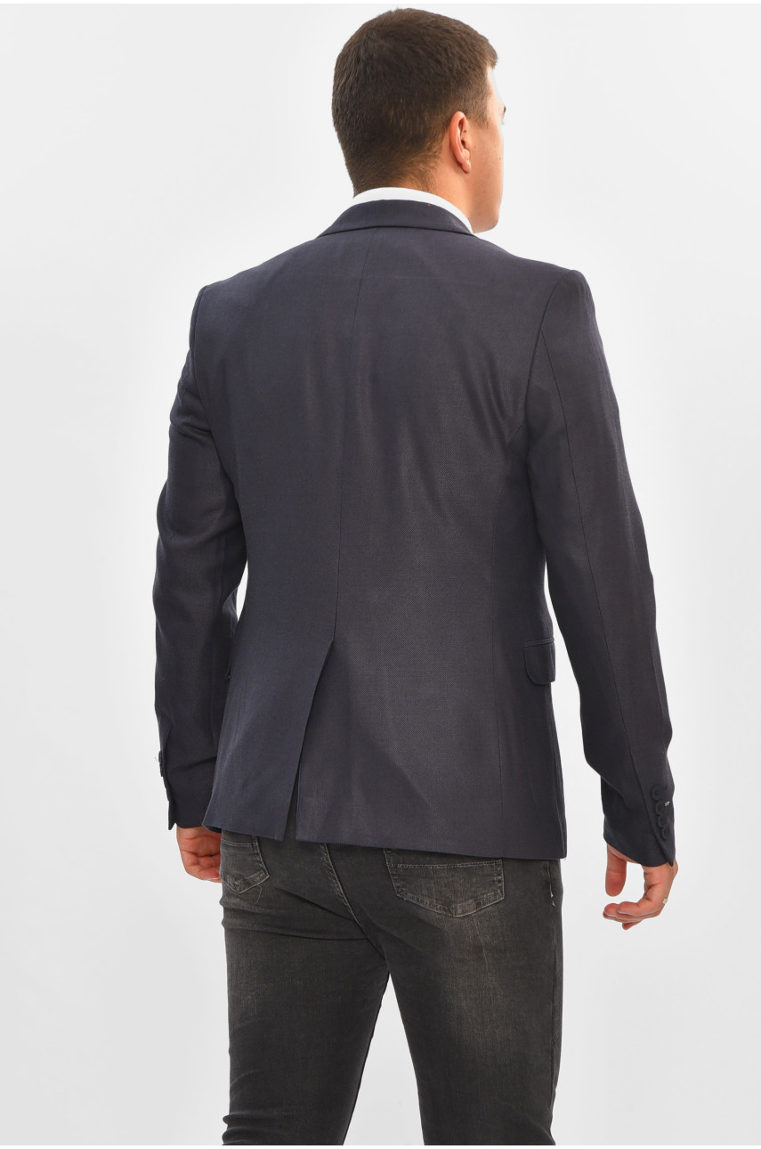 Пиджак мужской темно-синего цвета 204451