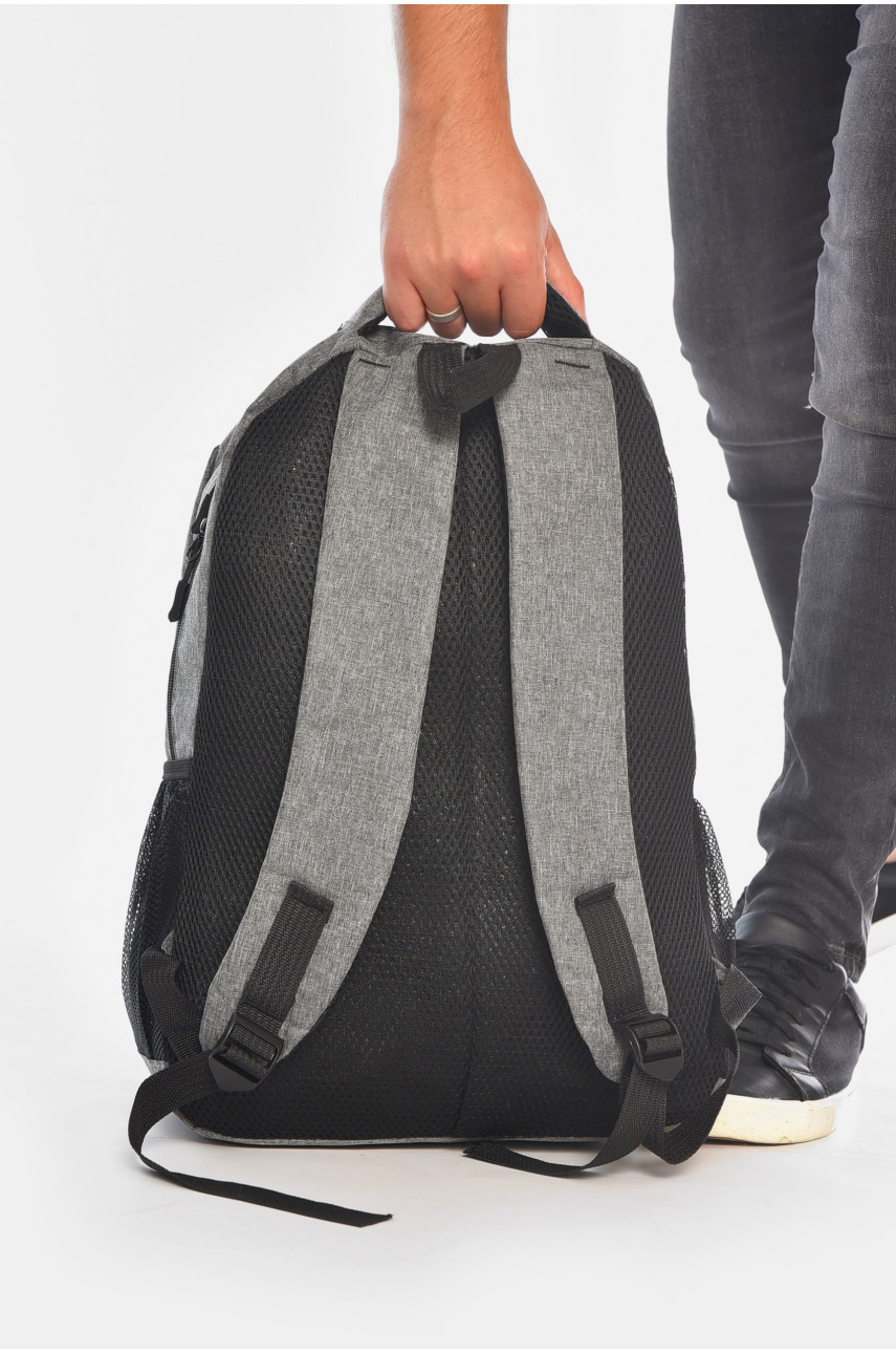 Рюкзак чоловічий спортивний сірого кольору 204460