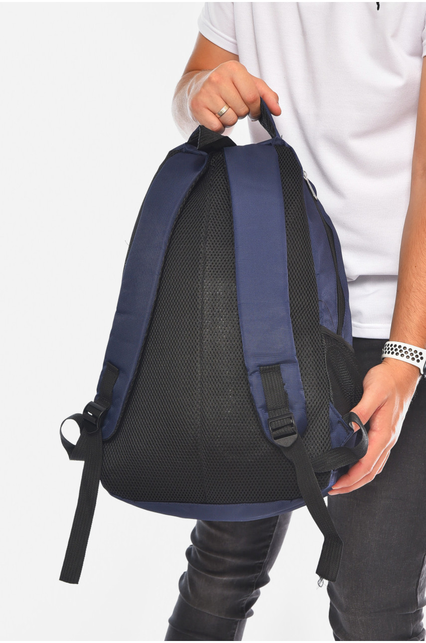 Рюкзак чоловічий спортивний темно-синього кольору 2350 204468
