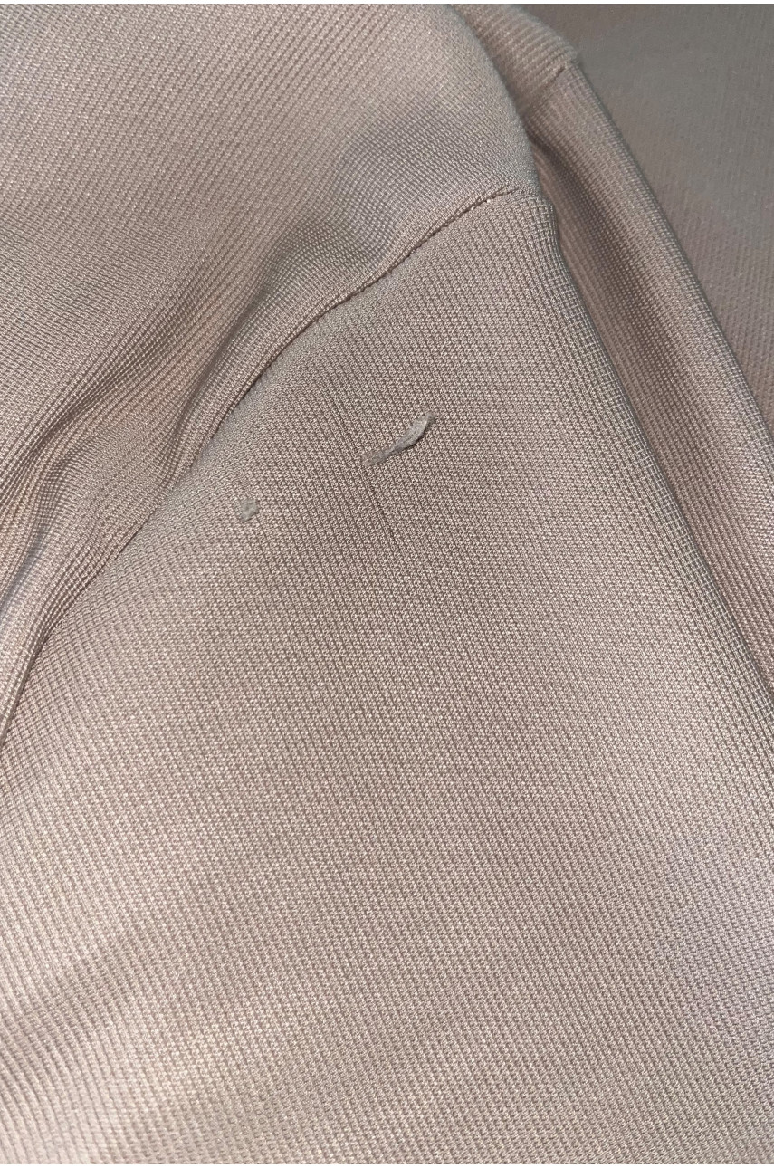 Спортивный костюм мужской на флисе бежевого цвета Уценка 7250 204491