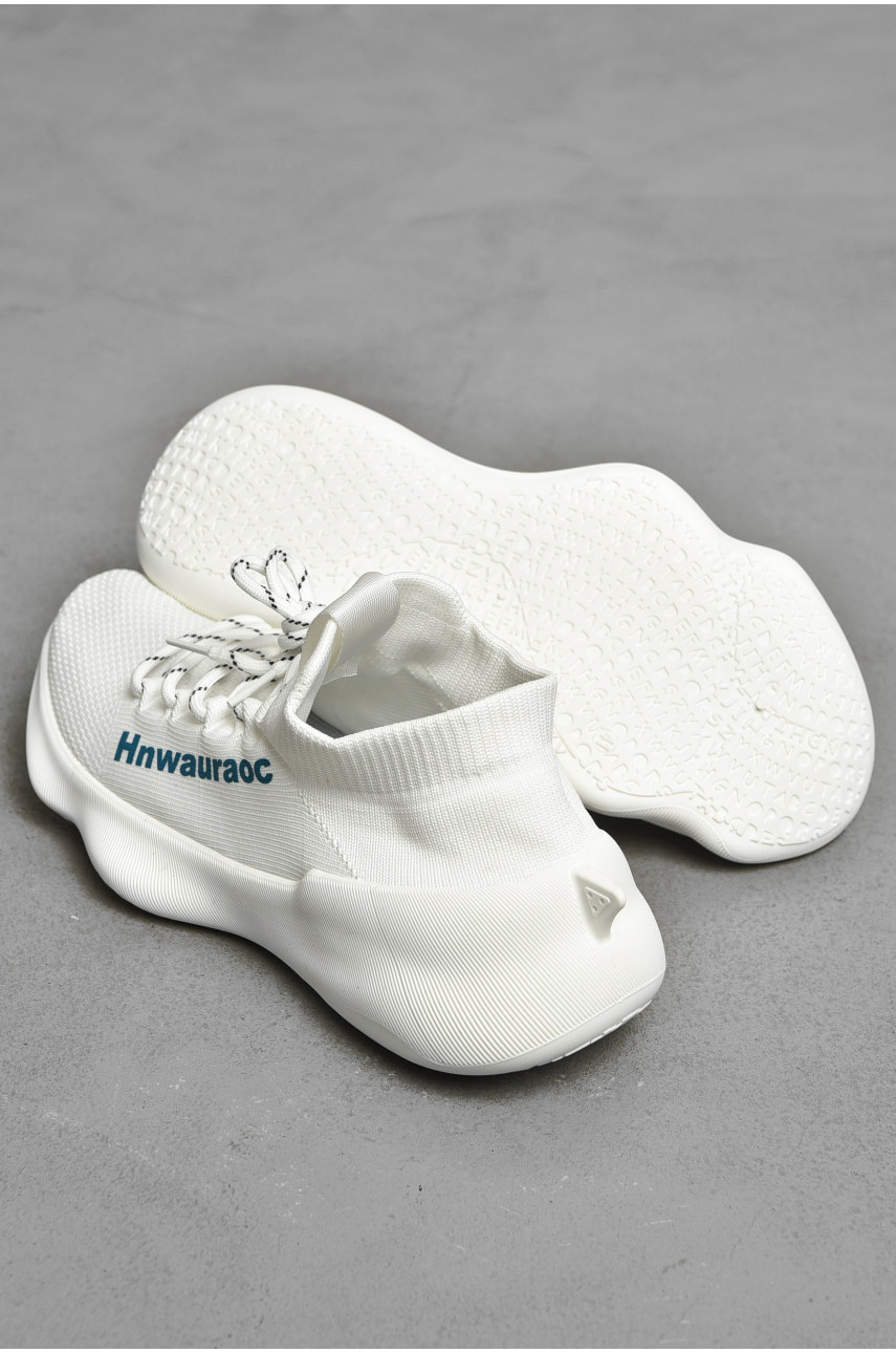 Кроссовки мужские белого цвета текстиль Уценка А7205-3 204495 Кроссовки мужские белого цвета текстиль Уценка А7205-3 204495