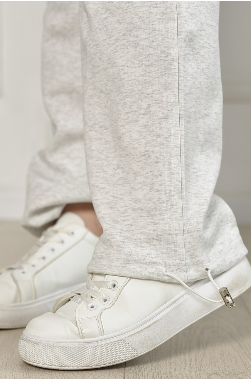 Спортивный костюм женский серого цвета 8008 204505