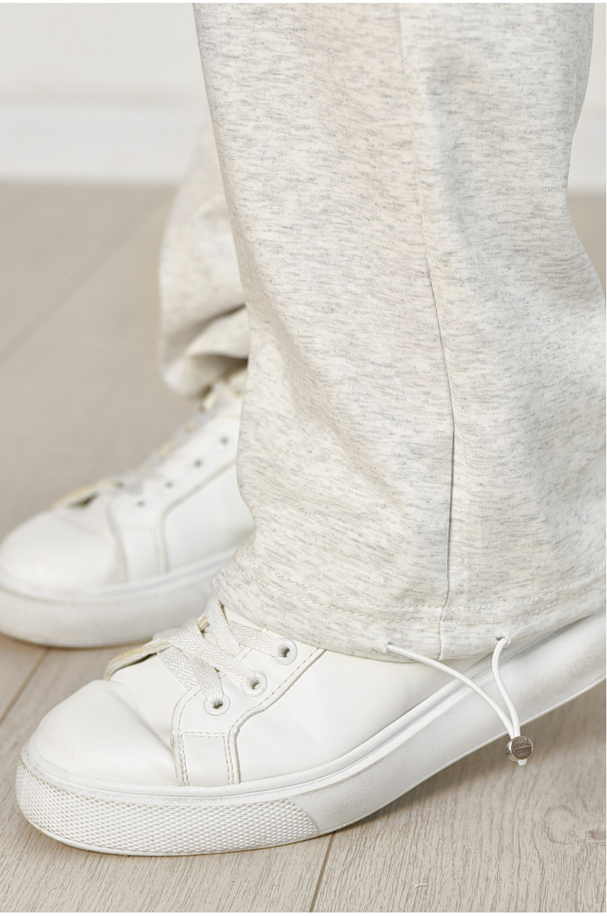 Спортивный костюм женский серого цвета 8008 204510