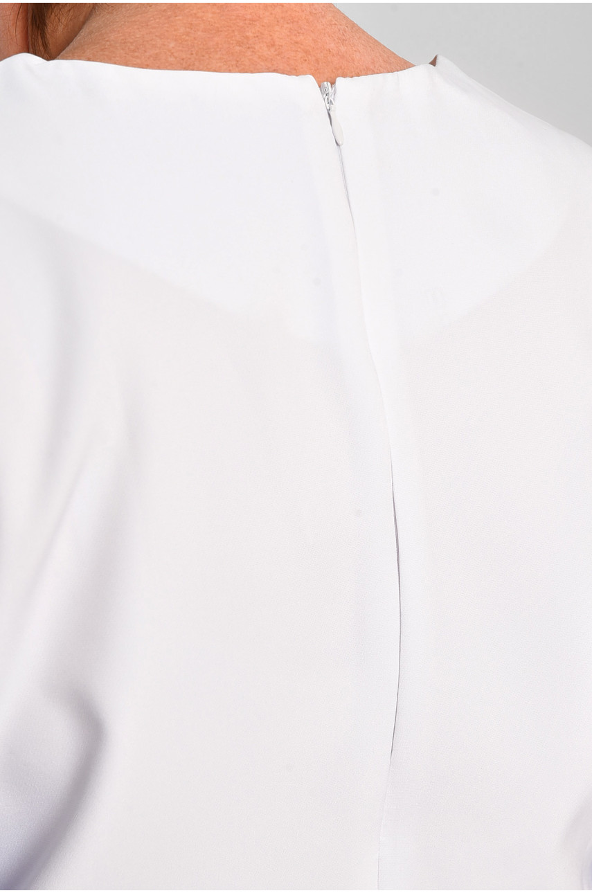 Платье женское батальное синего цвета 204537