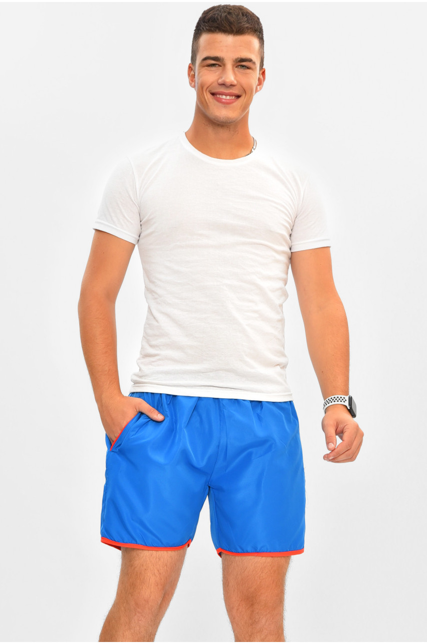 Шорти чоловічі синього кольору 239 204544