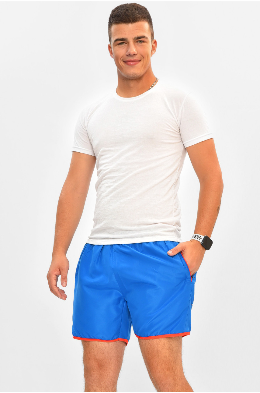 Шорти чоловічі синього кольору 239 204544