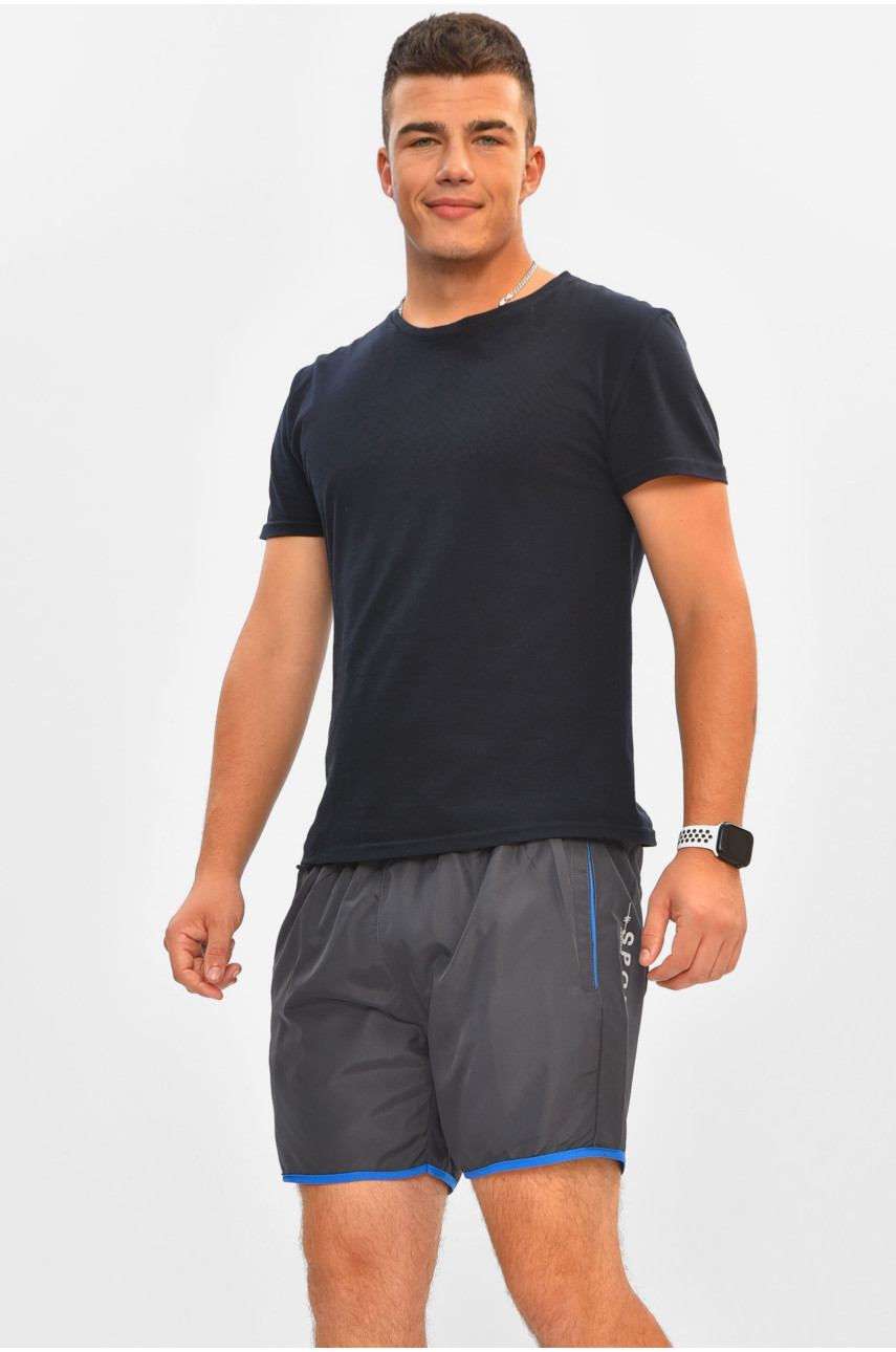 Шорти чоловічі темно-сірого кольору 239 204545