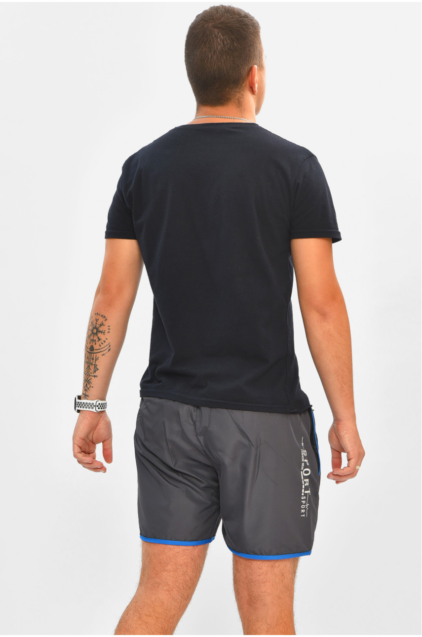 Шорты мужские тёмно-серого цвета 239 204545