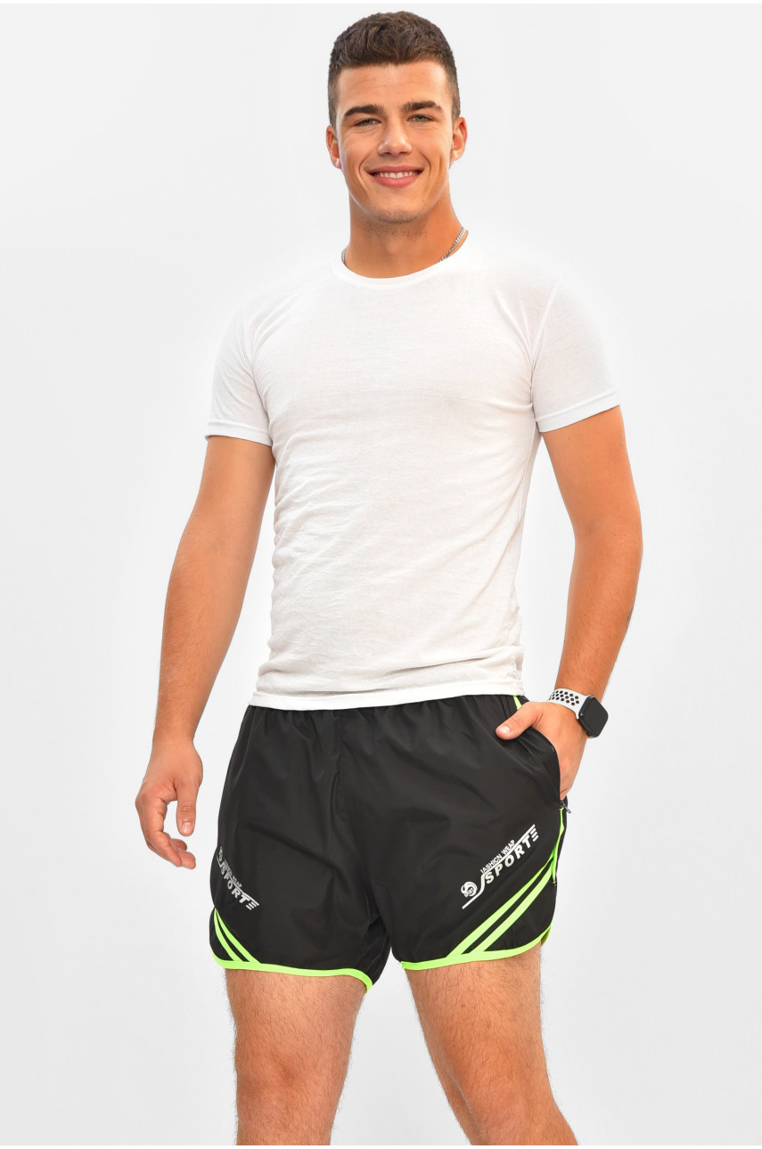 Шорти чоловічі чорного кольору 230 204546