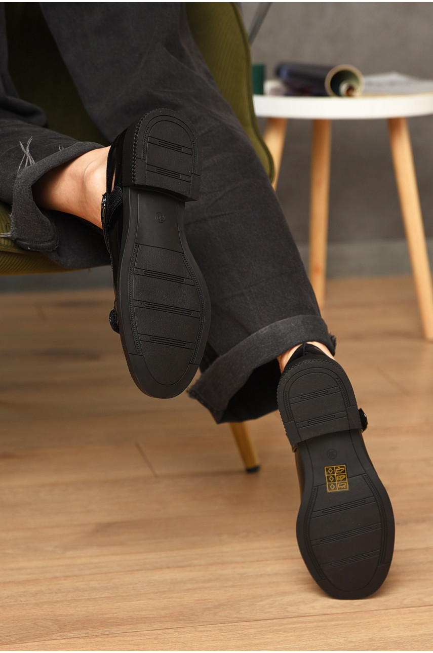 Туфлі жіночі чорного кольору 78-3 204580 Туфлі жіночі чорного кольору 78-3 204580