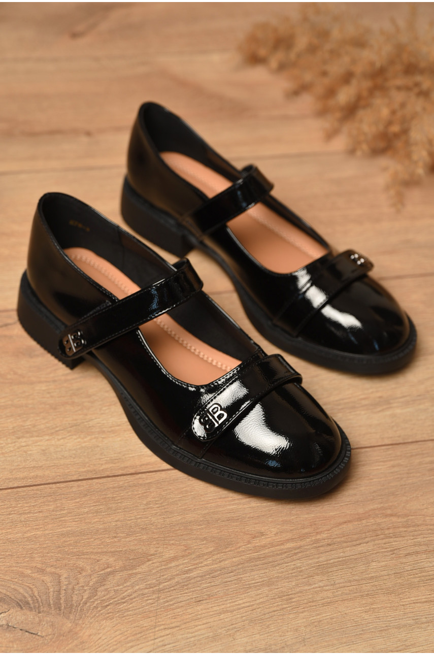 Туфлі жіночі чорного кольору 78-3 204580 Туфлі жіночі чорного кольору 78-3 204580