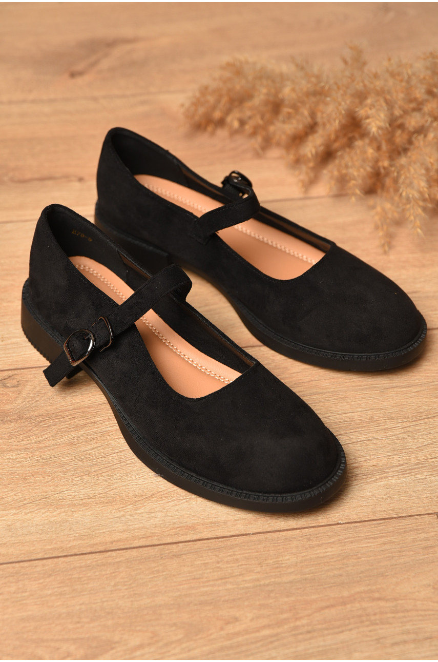 Туфлі жіночі чорного кольору 79-5 204583 Туфлі жіночі чорного кольору 79-5 204583
