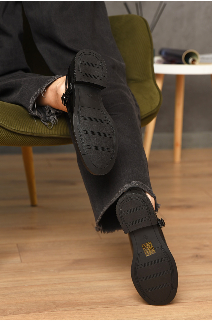 Туфлі жіночі чорного кольору 79-3 204584 Туфлі жіночі чорного кольору 79-3 204584