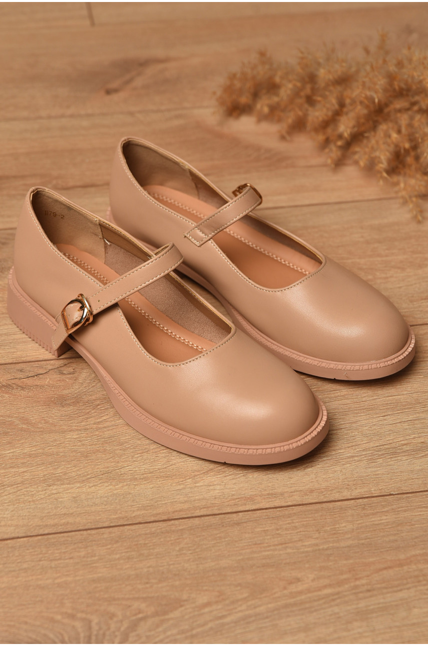 Туфли женские бежевого цвета 79-2 204585