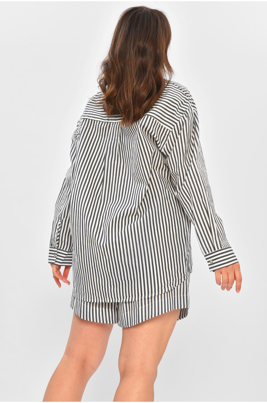 Костюм жіночий білого кольору з принтом 2710 204590