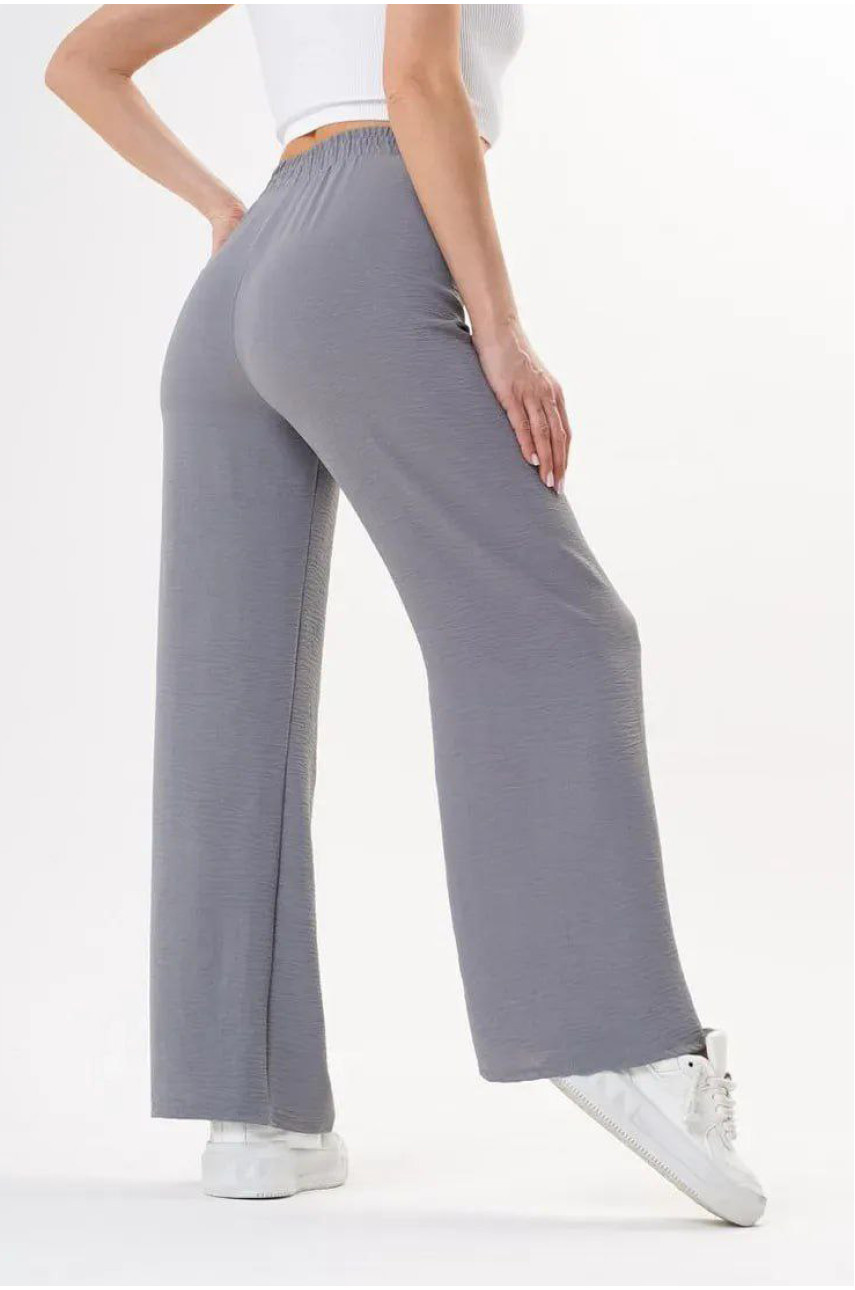Штаны женские однотонные серого  цвета 1337 204615