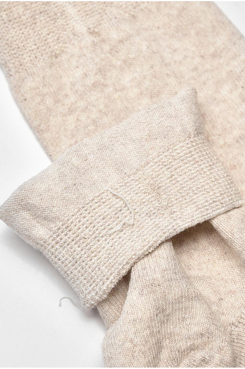 Носки мужские демисезонные бежевого цвета 204616