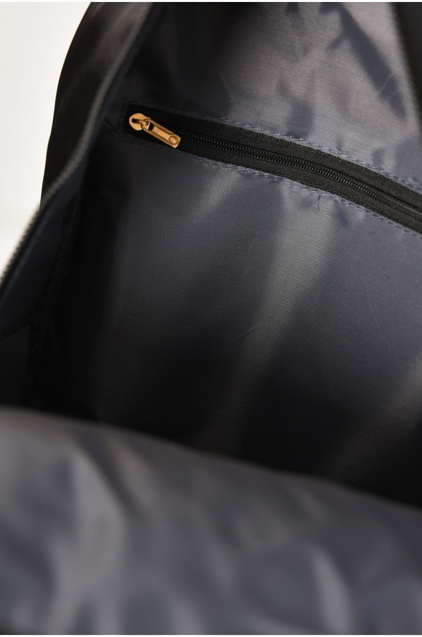 Рюкзак женский однотонный черного цвета 307 204637 Рюкзак женский однотонный черного цвета 307 204637