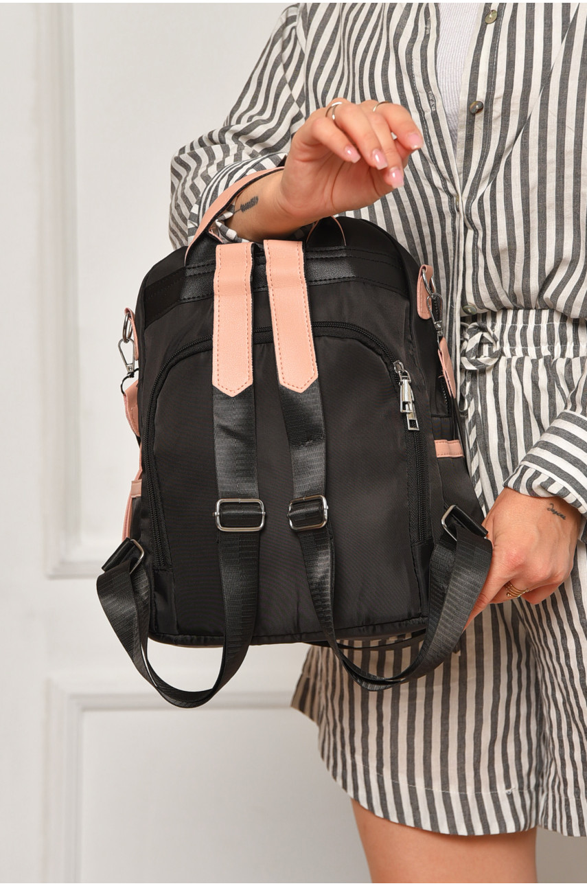 Рюкзак женский черного цвета 204639 Рюкзак женский черного цвета 204639