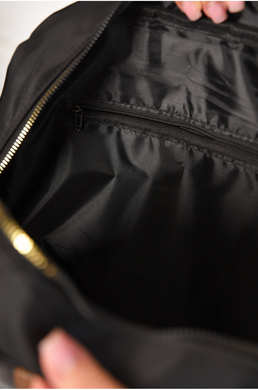 Рюкзак женский однотонный черного цвета 6725 204640