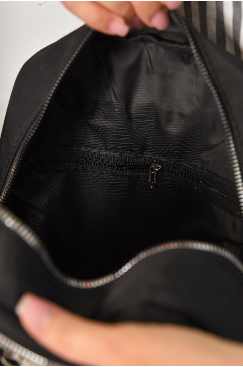 Рюкзак женский однотонный черного цвета 9974 204643