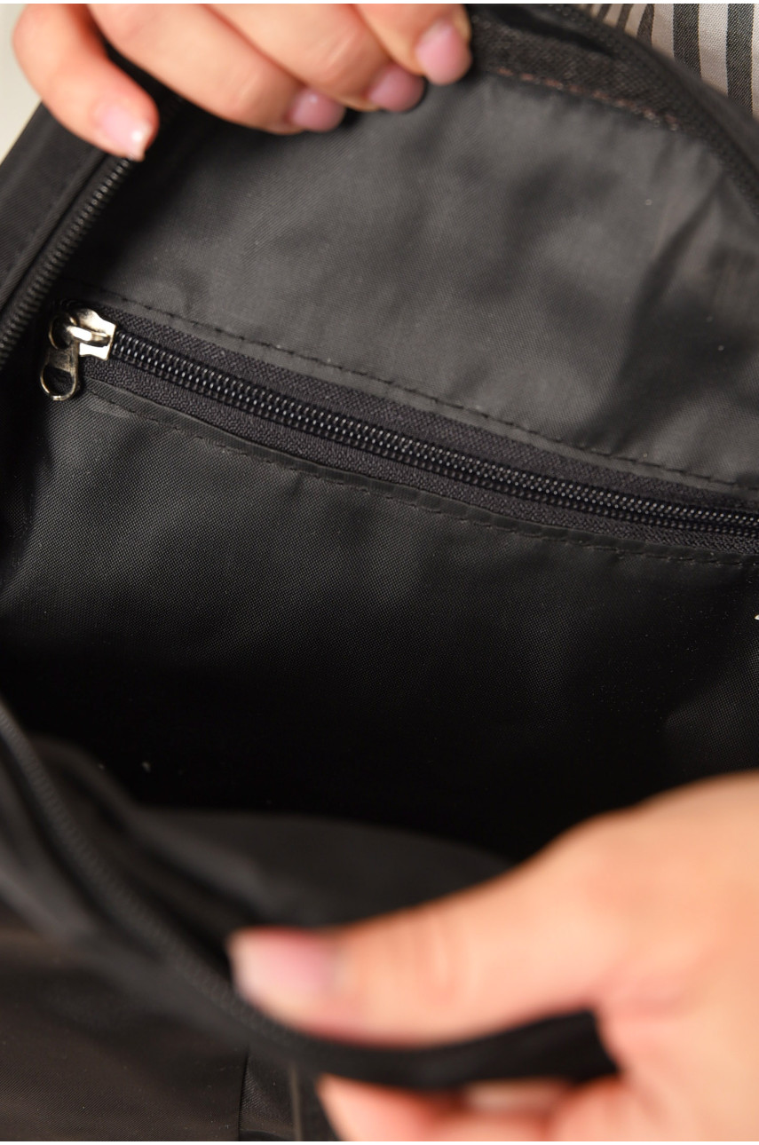 Рюкзак женский однотонный черного цвета 9980 204644