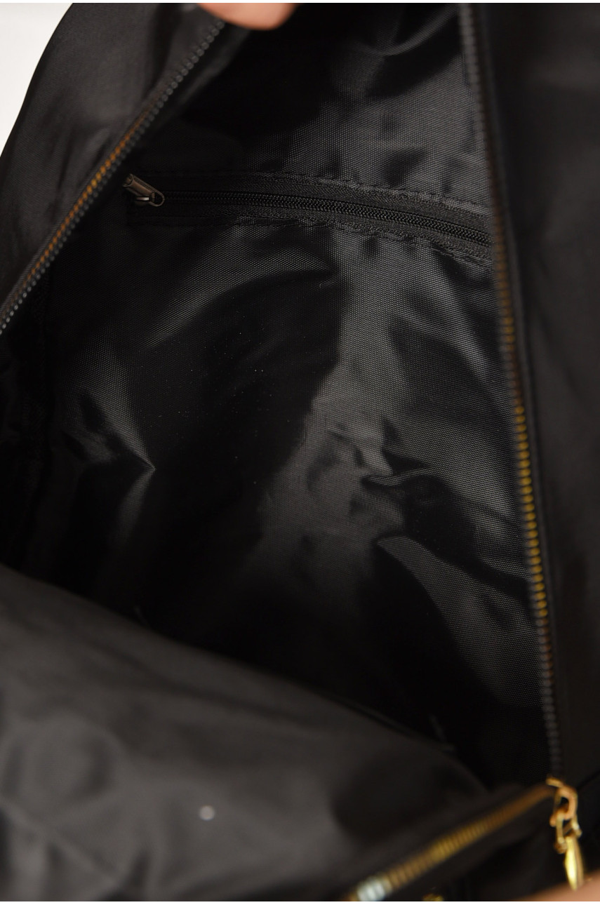 Рюкзак женский однотонный черного цвета 1355 204648