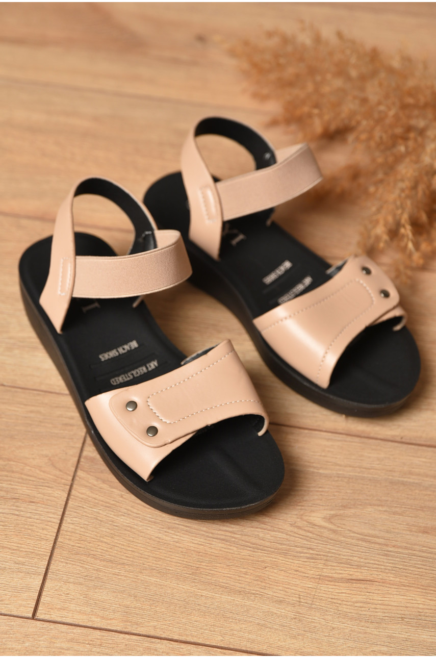 Босоножки женские бежевого цвета С20-4 204668