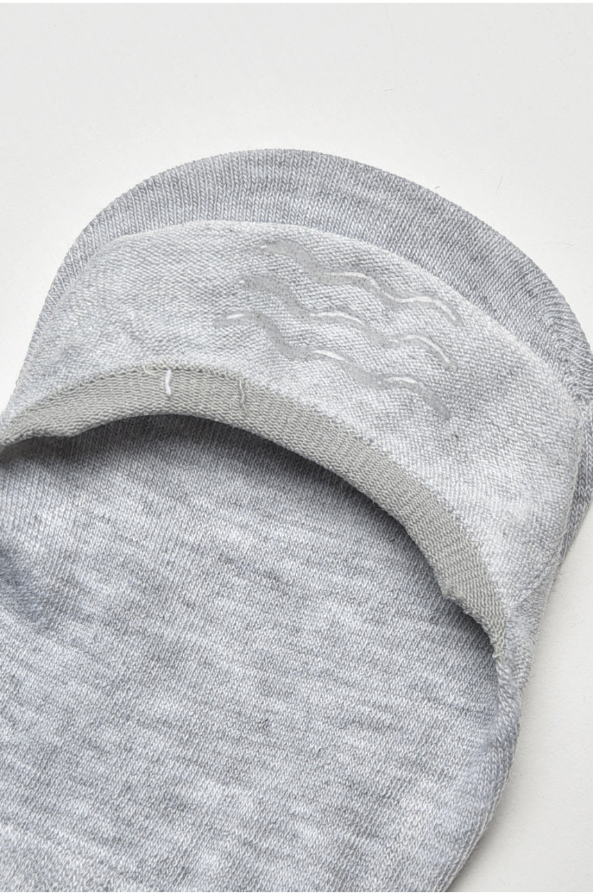 Носки следки мужские демисезонные серого цвета А101 204720