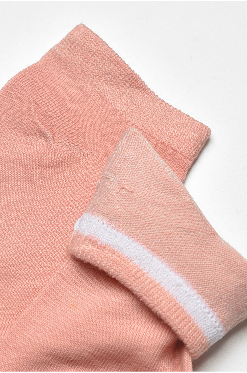 Носки женские спортивные демисезонные розового цвета В31-1 204740