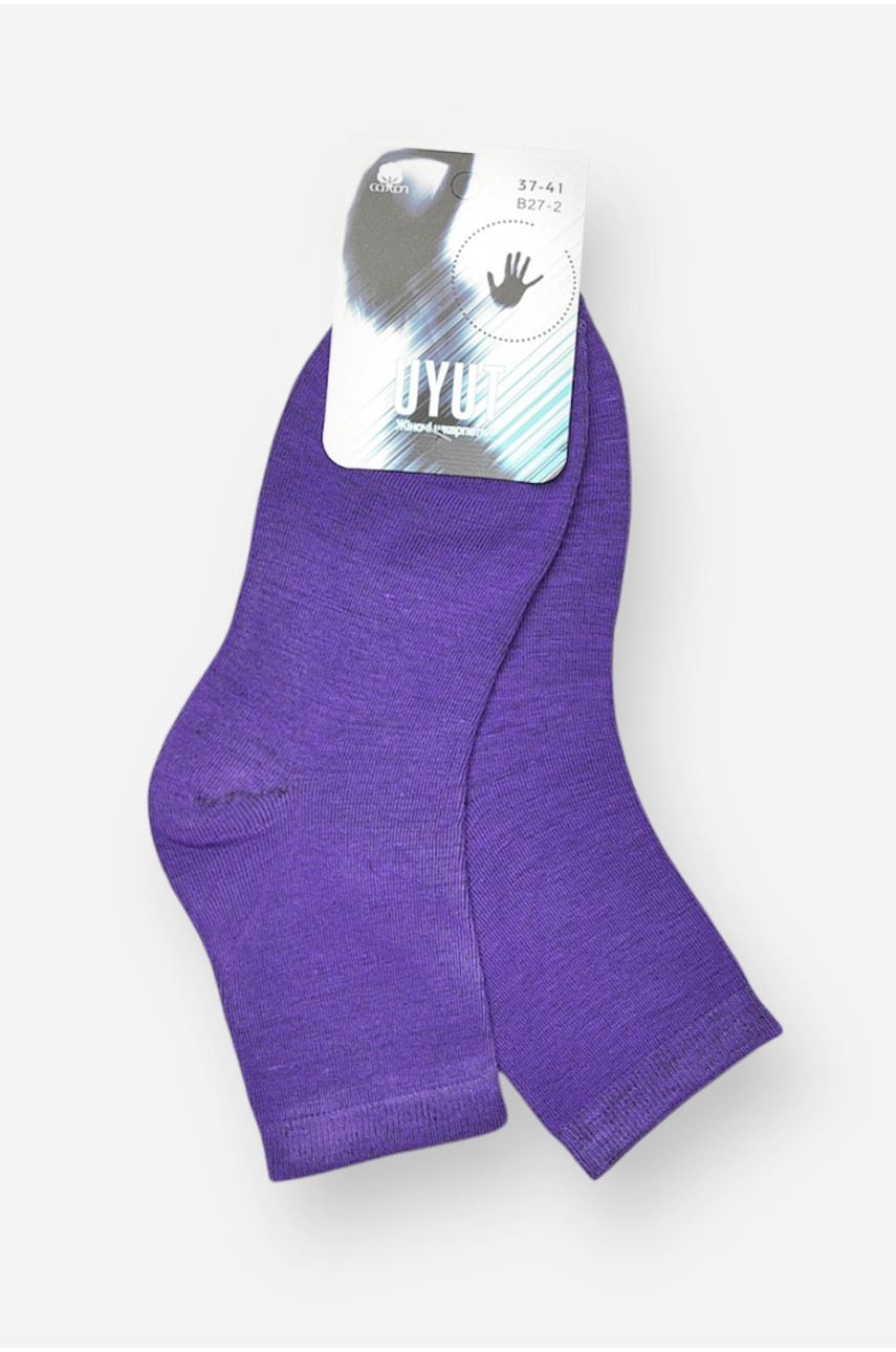 Носки женские демисезонные фиолетового цвета В-27-2 204741