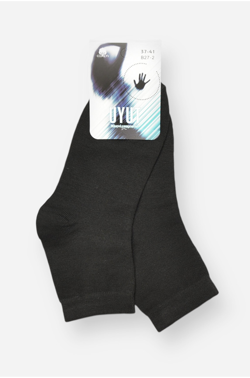 Носки женские демисезонные черного цвета В-27-2 204742