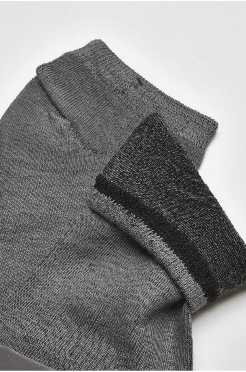 Носки мужские спортивные демисезонные серого цвета А21-2 204746 Носки мужские спортивные демисезонные серого цвета А21-2 204746