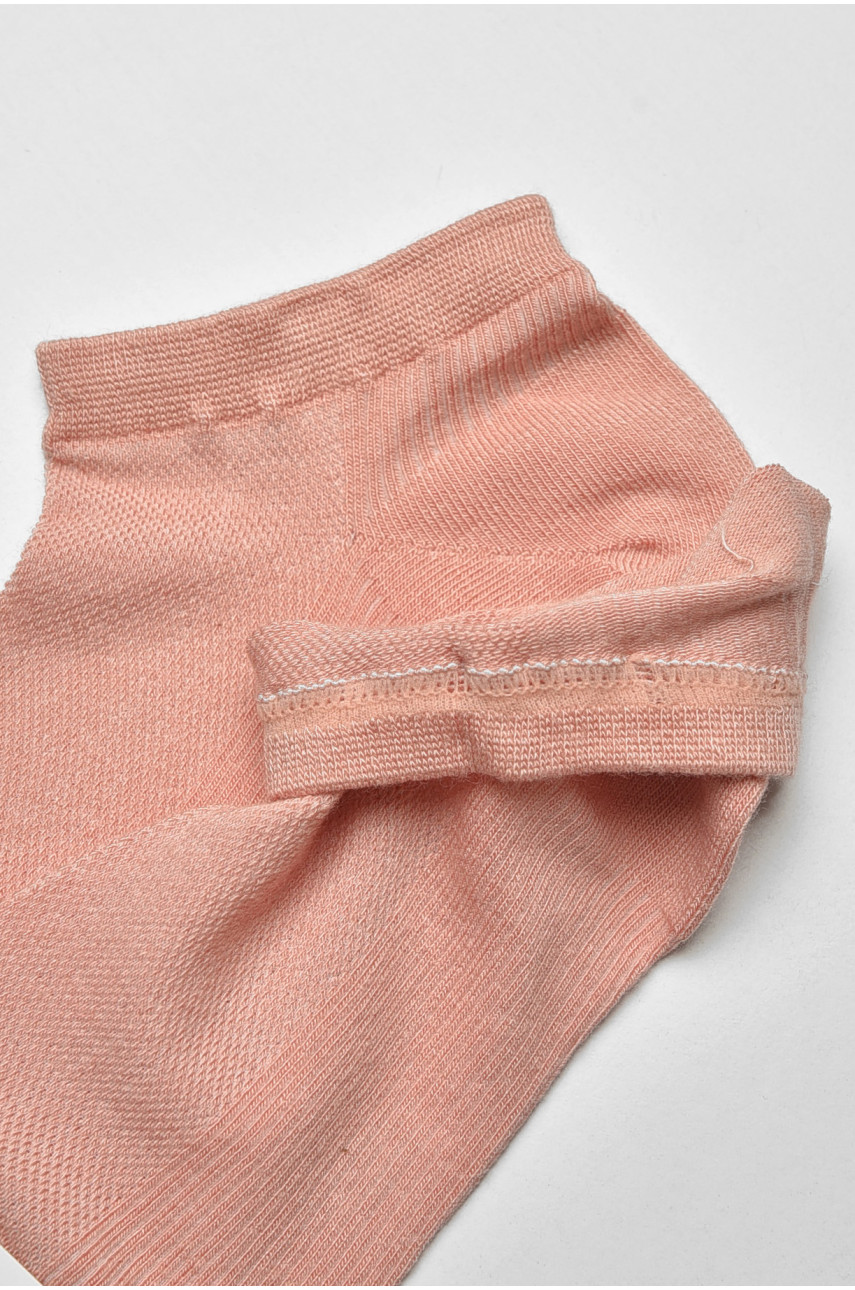Носки женские спортивные демисезонные пудрового цвета В201-3 204756 Носки женские спортивные демисезонные пудрового цвета В201-3 204756