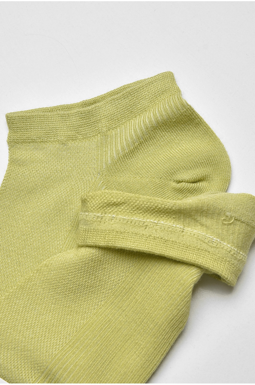 Носки женские спортивные демисезонные оливкового цвета В201-3 204760