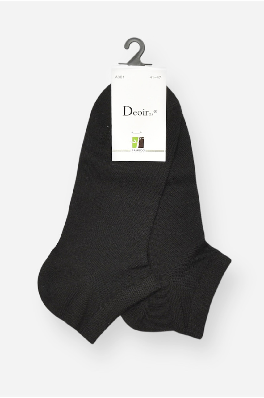 Носки мужские спортивные демисезонные черного цвета А301-3 204765