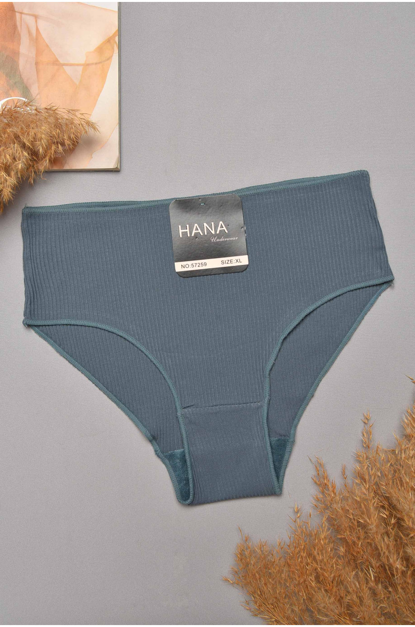 Трусы женские полубатальные тёмно-зеленого цвета 57259 204781