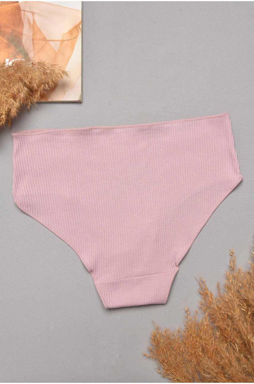 Трусы женские полубатальные розового цвета 57259 204790