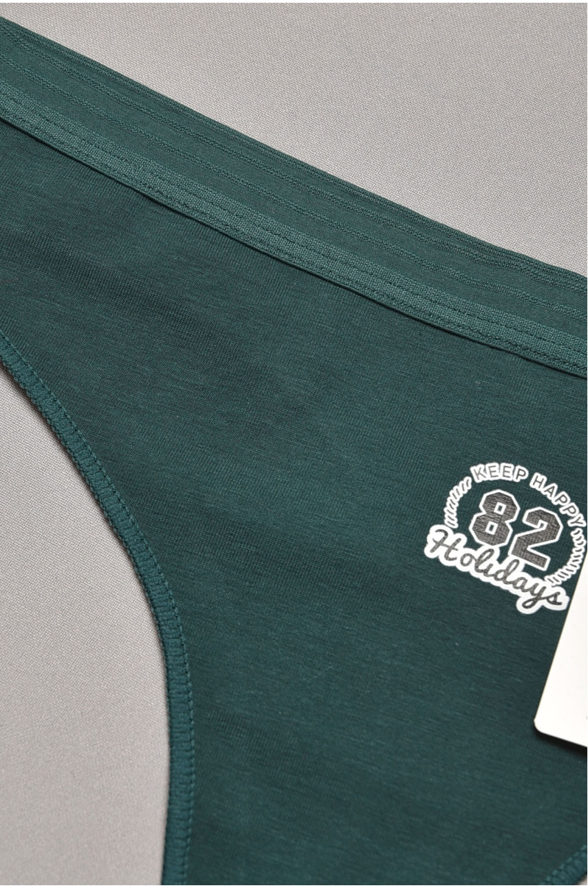 Стринги женские зеленого цвета 5903 204839