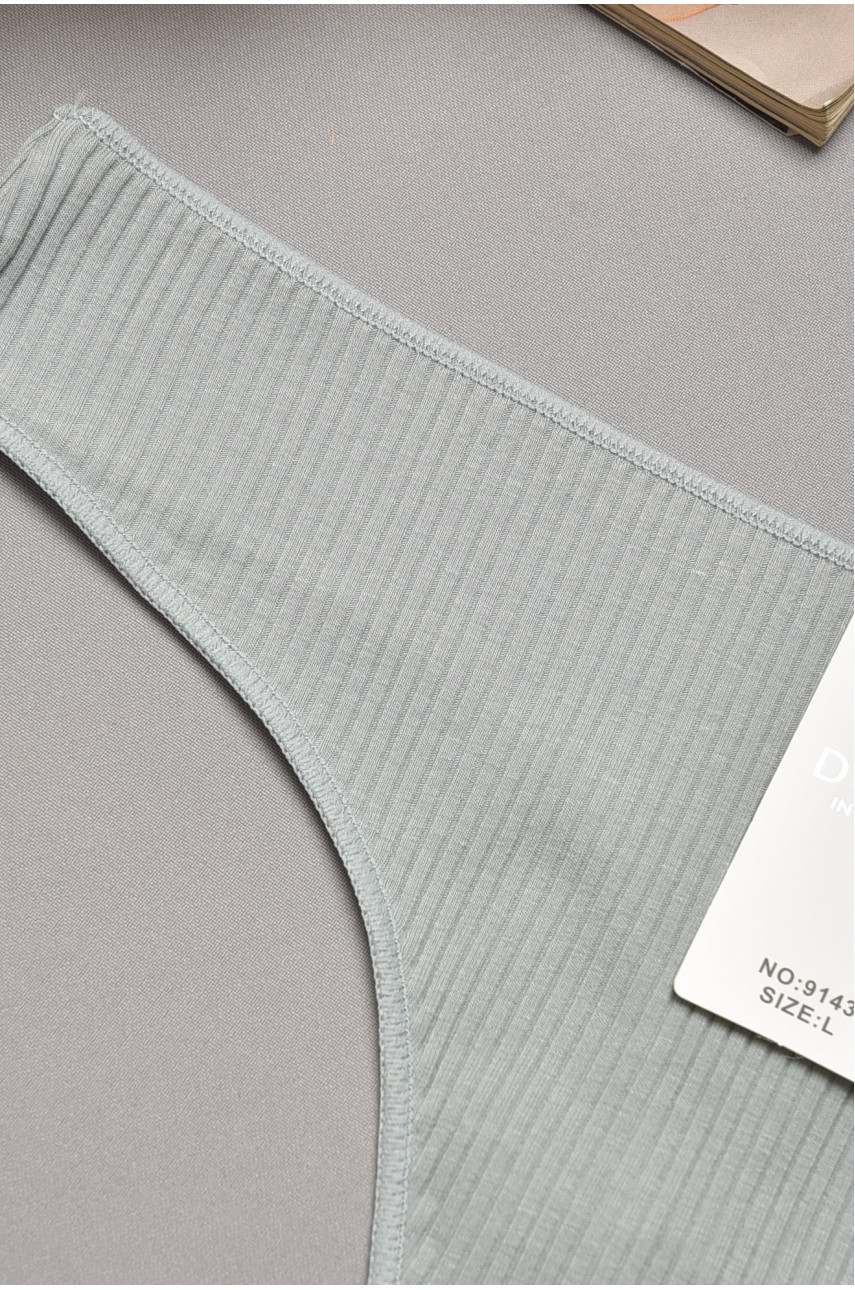 Стринги женские однотонные серого цвета 9143 204859 Стринги женские однотонные серого цвета 9143 204859