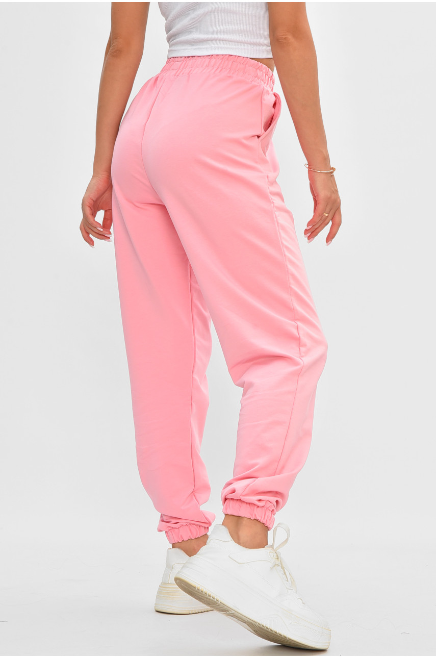 Спортивные штаны женские розового цвета 204905