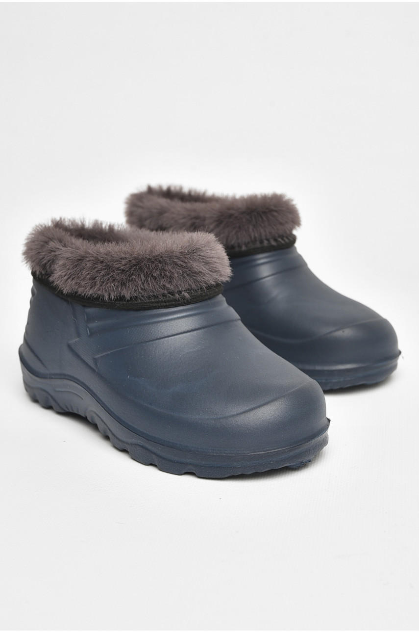 Галоші дитячі на флісі синього кольору Payas 204906